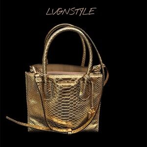 Gold Michael Kors Handbag